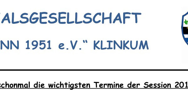 Aktivenversammlung und Sessionseröffnung