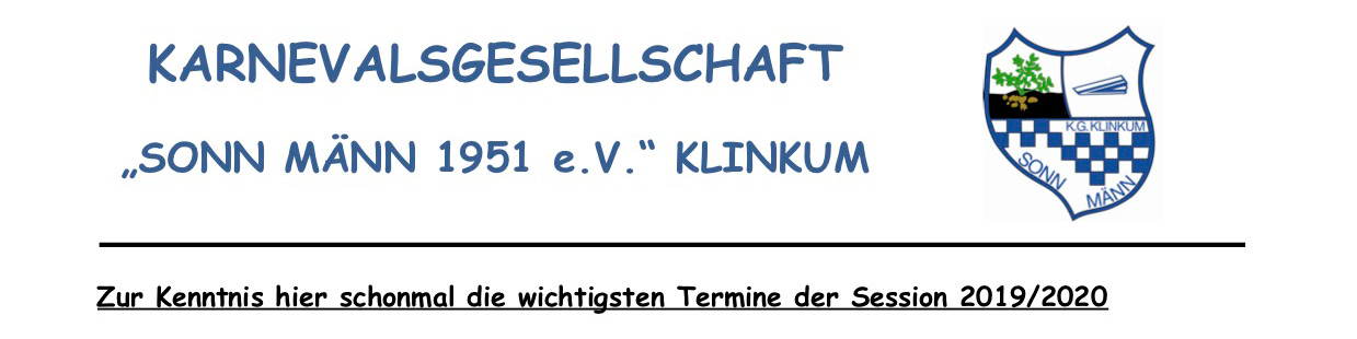 Aktivenversammlung und Sessionseröffnung