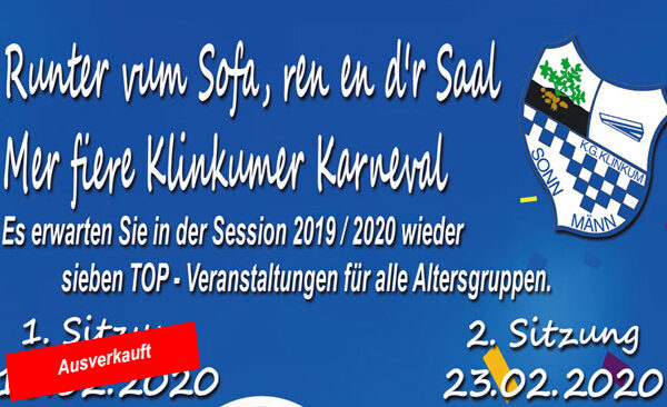 Sessionprogramm 2020 – Übersicht