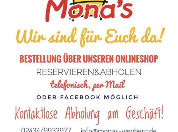 Monas Spielwaren ist für euch da!