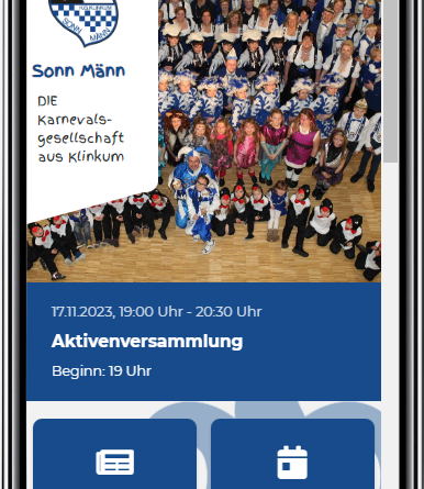 Brandneue App für KG Sonn Männ