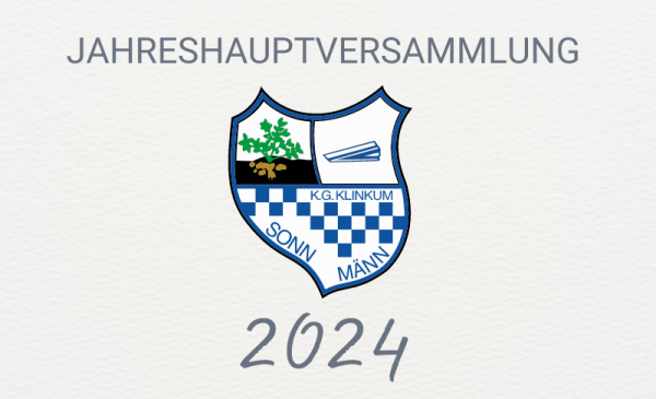 Jahreshauptversammlung 2024